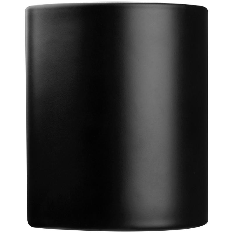 Porzellantasse mit Gravur / Kaffeetasse / 300 ml / Farbe: schwarz-weiß