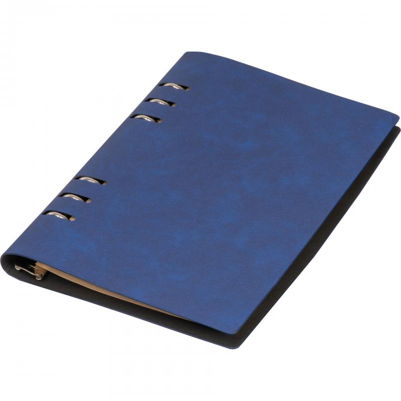 Ringbuch mit Gravur / DIN A5 / Notizbuch mit 200 Seiten / Farbe: dunkelblau
