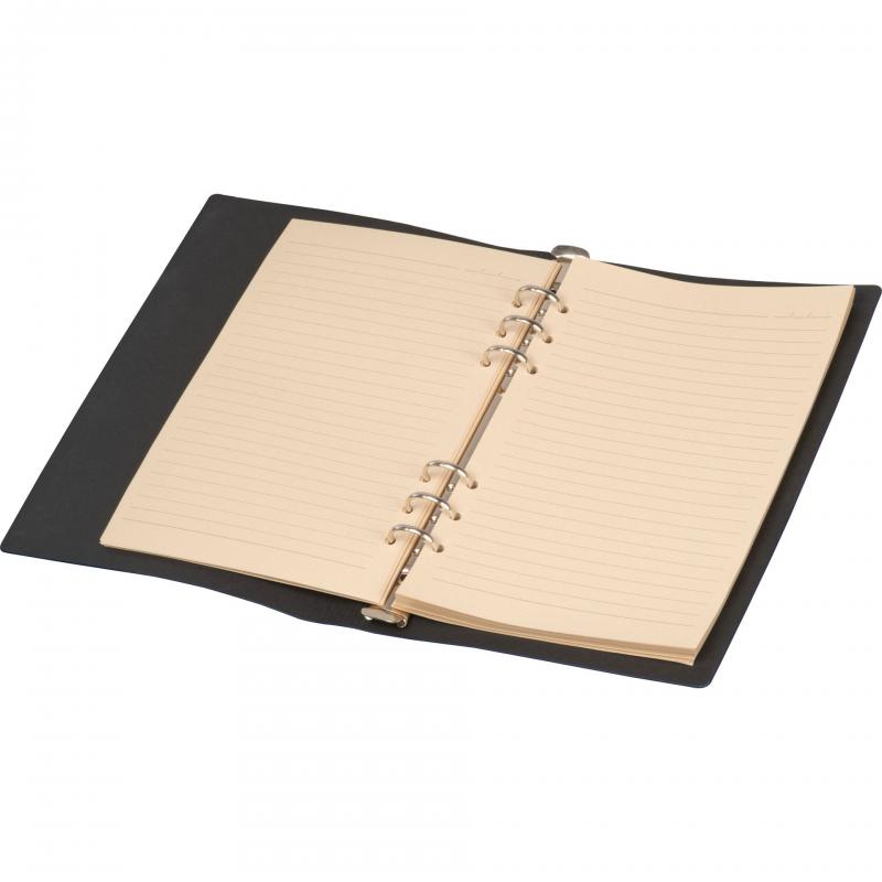 Ringbuch mit Gravur / DIN A5 / Notizbuch mit 200 Seiten / Farbe: dunkelblau