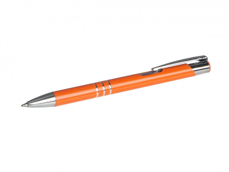 Schreibset mit Gravur / Touchpen Kugelschreiber + Kugelschreiber / orange (matt)