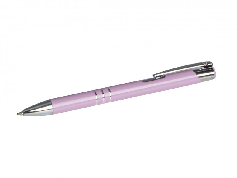 Schreibset mit Gravur / Touchpen Kugelschreiber + Kugelschreiber / pastell lila