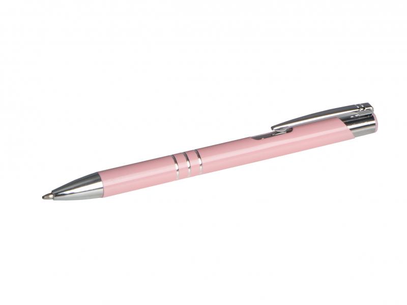 Schreibset mit Gravur / Touchpen Kugelschreiber + Kugelschreiber / pastell rosa