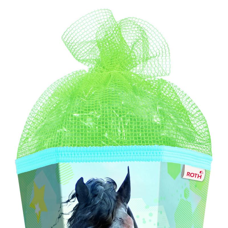 Schultüte mit Gravur / Zuckertüte / 85cm / eckig / "Pferd - Power Horse"