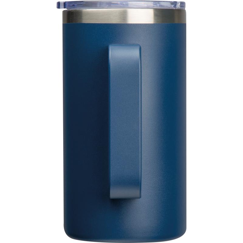 Thermo-Trinkbecher aus Edelstahl mit Namensgravur - 650ml - Farbe: dunkelblau