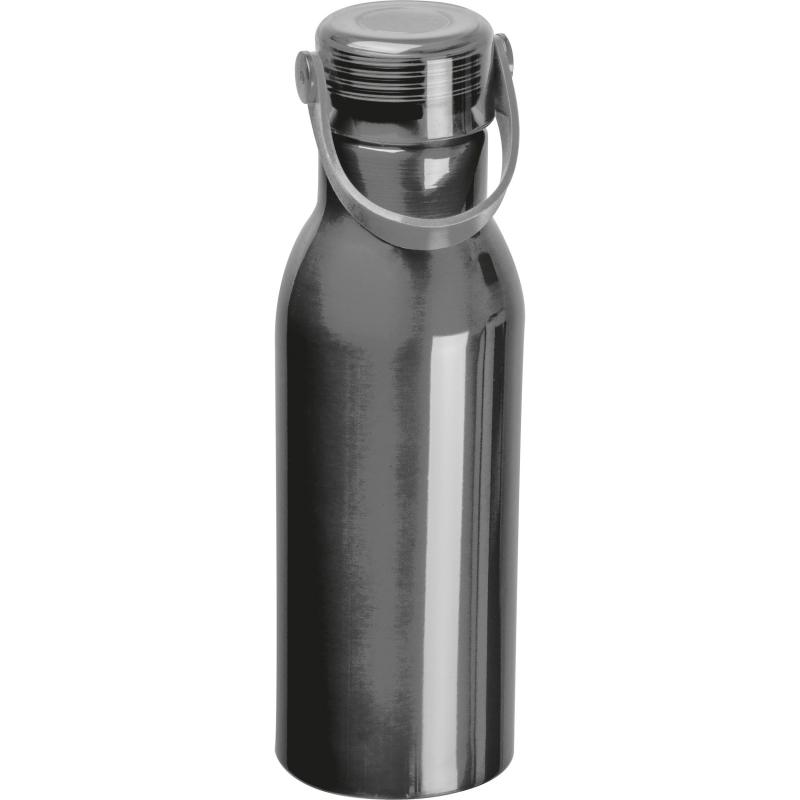 Trinkflasche aus recyceltem Aluminium mit Gravur / 750ml / Farbe: anthrazit