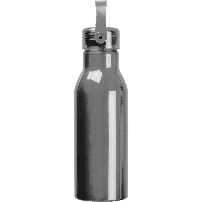 Trinkflasche aus recyceltem Aluminium mit Gravur / 750ml / Farbe: anthrazit