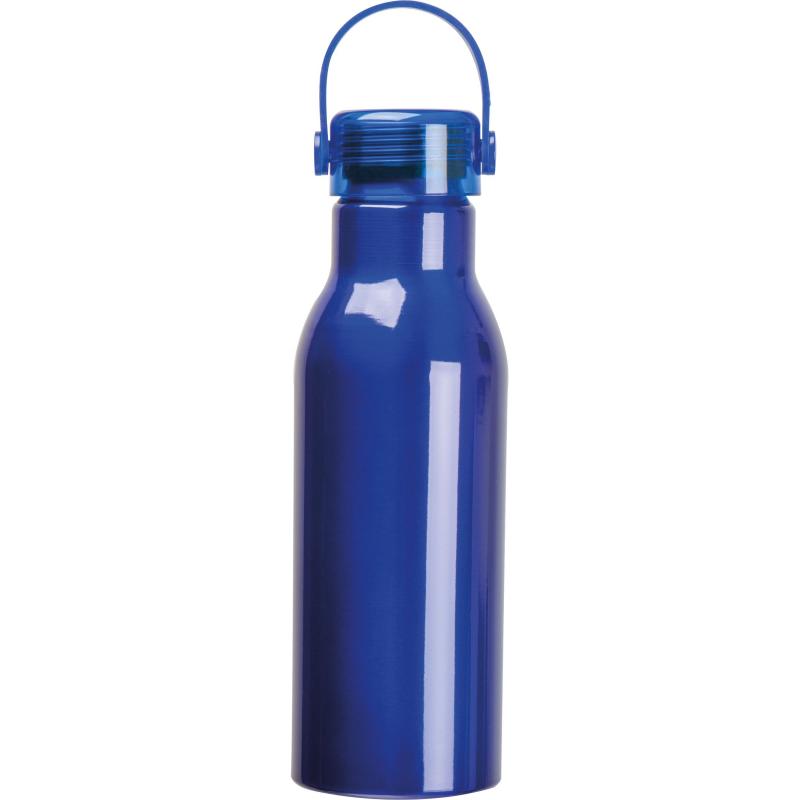 Trinkflasche aus recyceltem Aluminium mit Namensgravur - 750ml - Farbe: blau