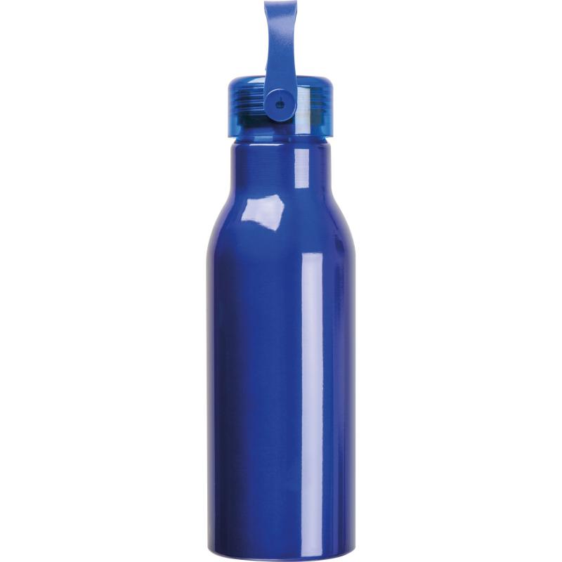 Trinkflasche aus recyceltem Aluminium mit Namensgravur - 750ml - Farbe: blau