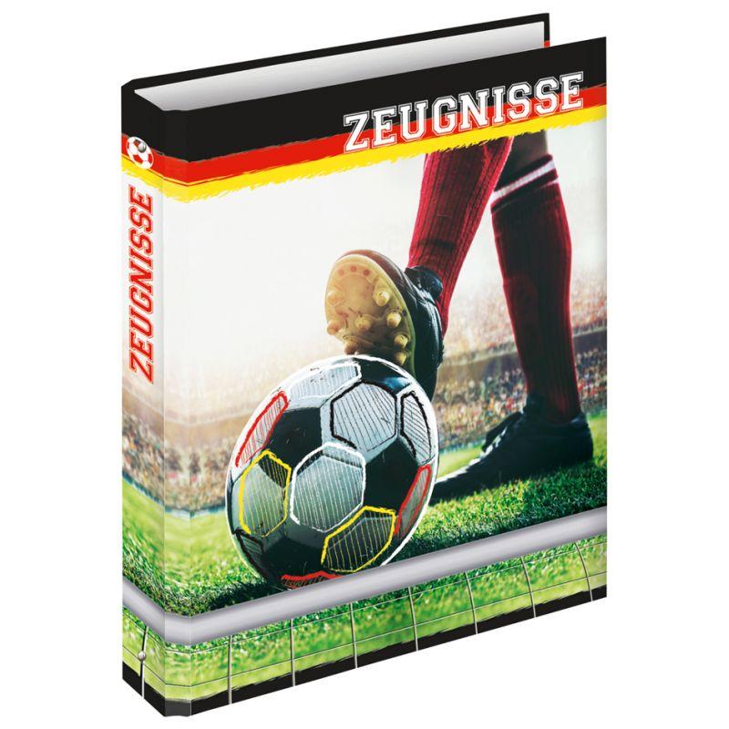 Zeugnismappe / Zeugnisringbuch / "Fußballfieber"